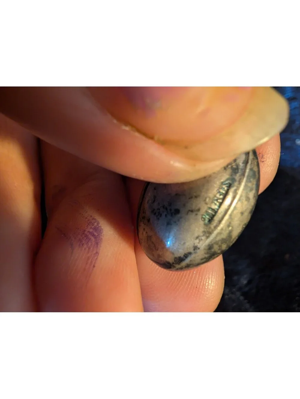 Vintage Sterling Silver Football Charm